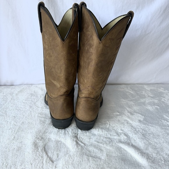 DURANGO Women's 8M Brown Leather 11" Mid Calf Western Cowboy Boots RD4112 - Picture 4 of 6